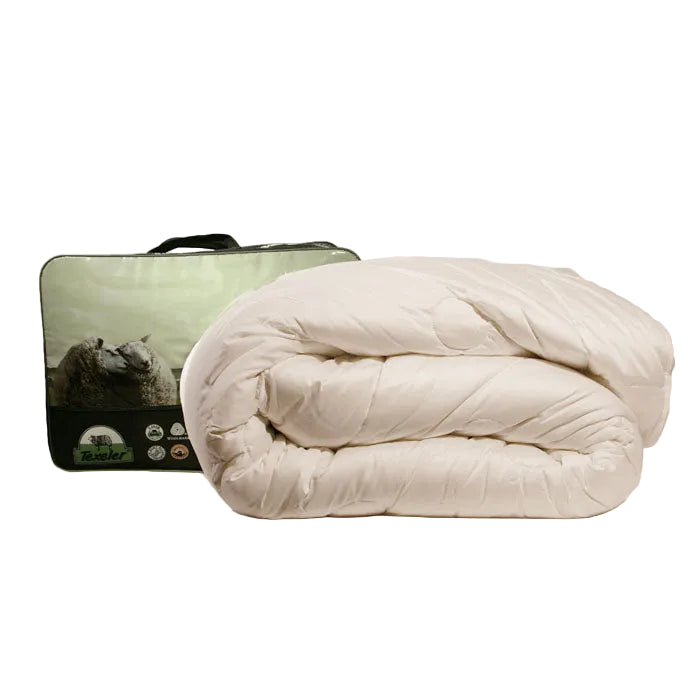 Front angle product picture comforter with packaging bag