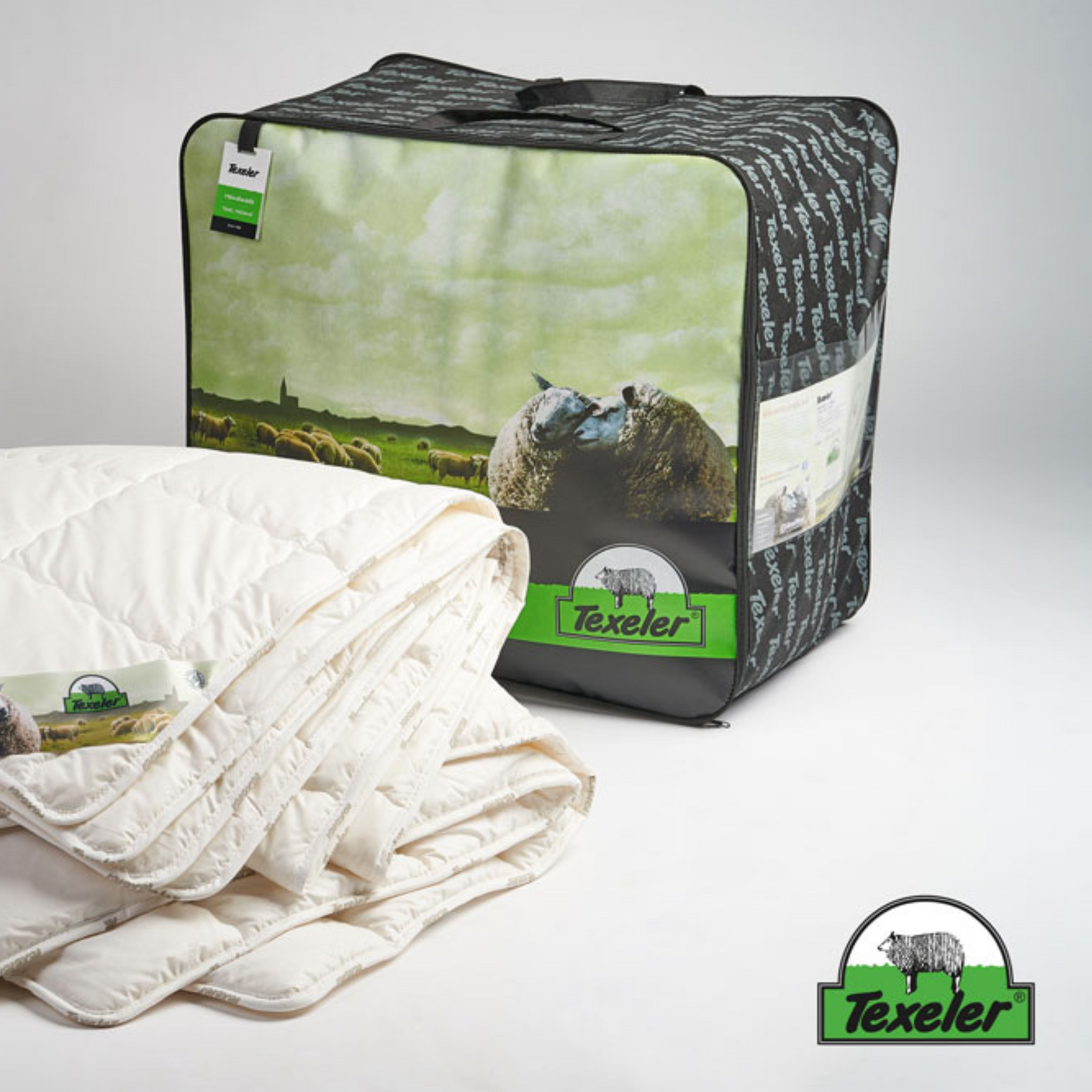 Texeler 'Pure Nature Perkal' Wool Comforter